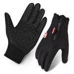 Warm Touchscreen Winter Gloves for Cycling (Black)