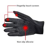 Warm Touchscreen Winter Gloves for Cycling (Black)