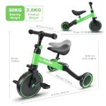 Elantrip 5-in-1 Kids Balance Bike & Trike