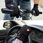 Warm Touchscreen Winter Gloves for Cycling (Black)
