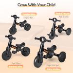BAUTIA 4-in-1 Toddler Tricycle Balance Bike