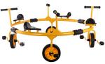 Kids Pedal Tricycle with 360° Spin Seats