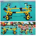 Kids Pedal Tricycle with 360° Spin Seats