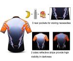 Sponeed Electric Bike Jersey - Full Zip XL Orange