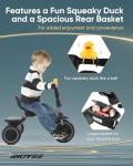 Foldable Toddler Tricycle for Ages 18 Months-5 Years