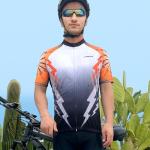 Sponeed Electric Bike Jersey - Full Zip XL Orange