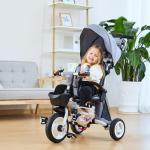 7-in-1 Folding Kids Trike with Canopy and Harness