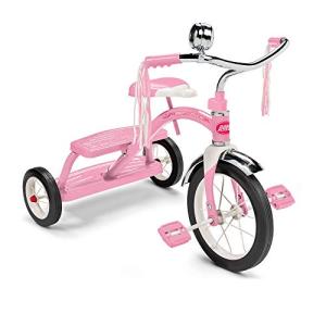 Pink Classic Steel Frame Kids Tricycle with Bell