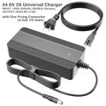 Qoovi 54.6V Electric Scooter Charger with 7 Plugs