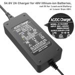 Qoovi 54.6V Electric Scooter Charger with 7 Plugs