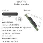 SDTYYP 48V 13Ah Reention Dorado Plus e-Bike Battery