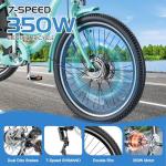 MOONCOOL 350W Electric Tricycle with Large Basket