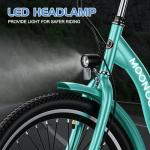 MOONCOOL 350W Electric Tricycle with Large Basket