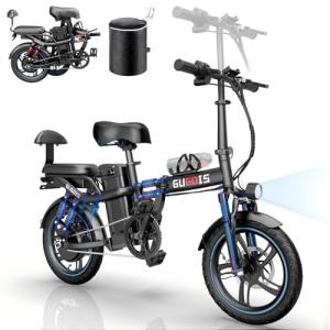 Rakowe Folding Electric Bike for Adults, 750W/1000W