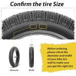 MOHEGIA Heavy-Duty Fat Tire 20x4.5 for E-Bikes
