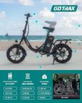 Gotrax NEPHELE 16" Folding Electric Commuter Bike