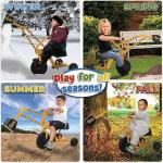 Stargo Kids Pedal Excavator Trike with Steering