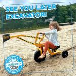 Stargo Kids Pedal Excavator Trike with Steering