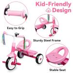 Liberry Pink Toddler Tricycle for Ages 2-4