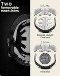 Skateboard Cycling Helmet - Removable Liners, Ventilation - Black