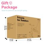 Liberry 2-in-1 Toddler Tricycle with Push Handle