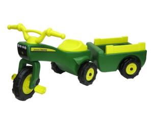 John Deere Electric Bike with Wagon Attachment