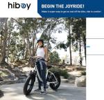 Hiboy EX6 Electric Bike: 20" Fat Tire, 500W Motor