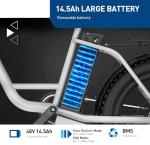 Hiboy EX6 Electric Bike: 20" Fat Tire, 500W Motor