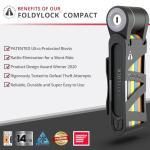 FoldyLock Compact Folding Lock for E-Bikes & Scooters