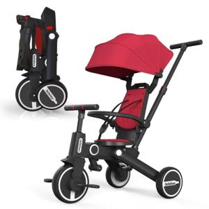 7-in-1 Foldable Toddler Tricycle and Balance Bike