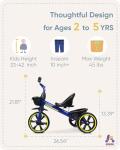 Blue Tricycle for Toddlers Ages 2-4 Years