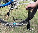 Portable Electric Bicycle Pump compatible with Presta and Schrader Valve