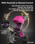 RIDEYE 7-in-1 Toddler Tricycle, Pink