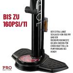 Fast Inflation Bike Pumps with Pressure Gauge