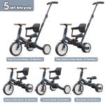 5-in-1 Kids' Trike with Adjustable Seat