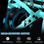 Folding Electric Trike for Adults with Basket