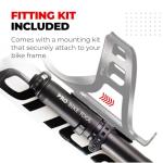 Mini Bike Pump with Gauge for Presta & Schrader