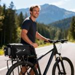 Rock Bros Bike Rear Transport Bag with Rain Cover