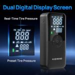 Portable Electric Bike Pump with Digital Gauge