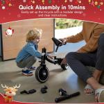 5-in-1 Electric Toddler Bike for Ages 1-4