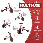 besrey 5-in-1 Toddler Bike for Kids Ages 1-4