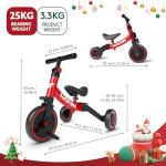 besrey 5-in-1 Toddler Bike for Kids Ages 1-4