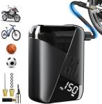 Portable Electric Bike Tire Pump, 150 PSI