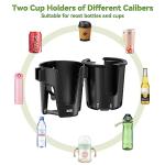 KDD 3-in-1 Stroller Cup Holder with Phone Mount