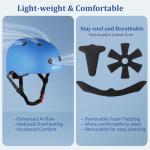 KAMUGO Kids Adjustable Safety Helmet in Blue