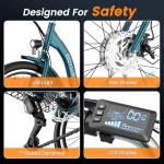 MOPHOTO 7-Speed Electric Tricycle for Adults