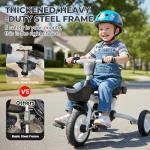 7-in-1 Folding Kids Trike with Canopy and Harness