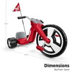 Radio Flyer Big Sport Chopper Trike, Red