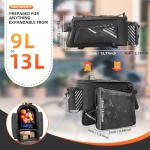 Rock Bros Bike Rear Transport Bag with Rain Cover