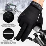 Biking Gloves for Men Women: Full Fingered Shock-Absorbing